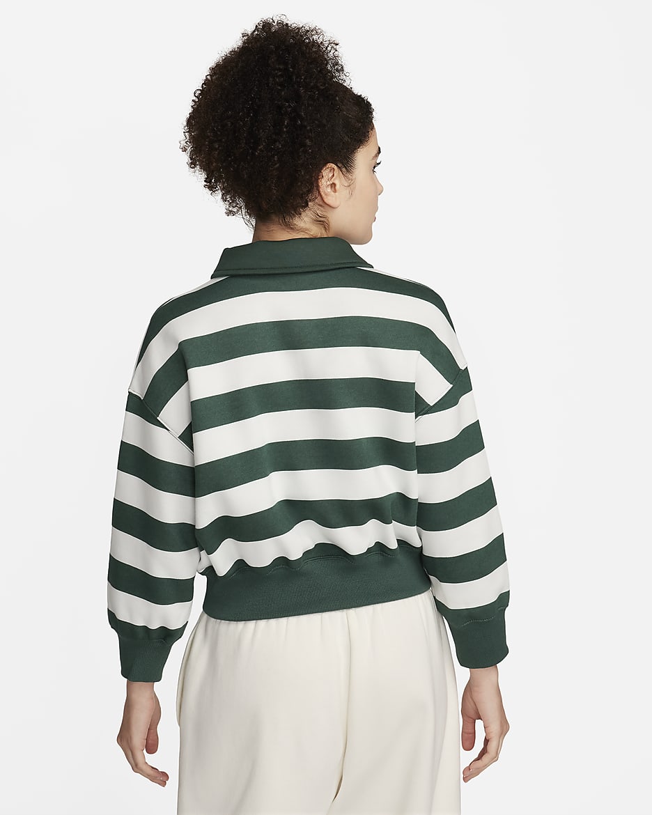 Nike striped sweater best sale